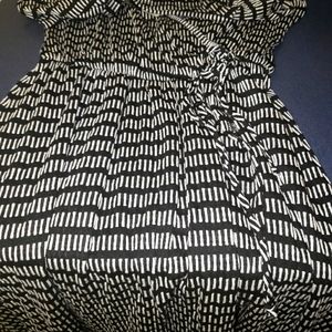 Caution to the Wind Blk and wht dress